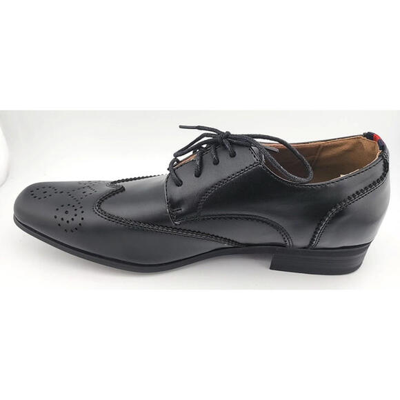 Peter Werth London Mens Harrison Round Toe Brogues Black UK9 US10 EU43 Wingtip main image 10
